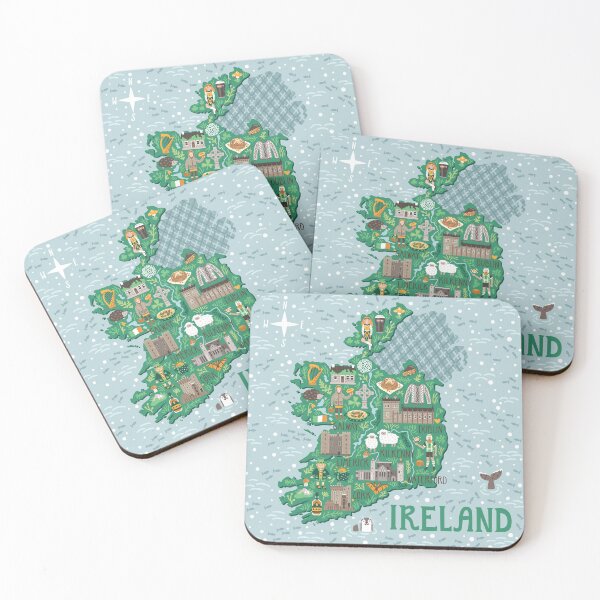 Item preview, map of ireland designed and sold by skalihm.