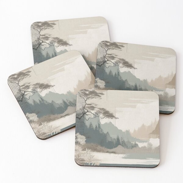 Item preview, Japandi: Nature-Inspired Minimalist Artwork designed and sold by mi33x.