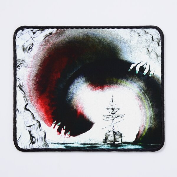 Item preview, Abstract Sand Art Composition with a Mermaid and a Ship designed and sold by sandexperiment.