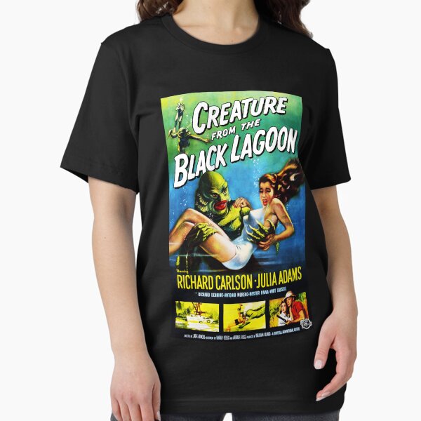 Vista previa del artículo con la obra «La criatura de la laguna negra remasterizada (1954)», diseñado y vendido por Candywrap Studio.
