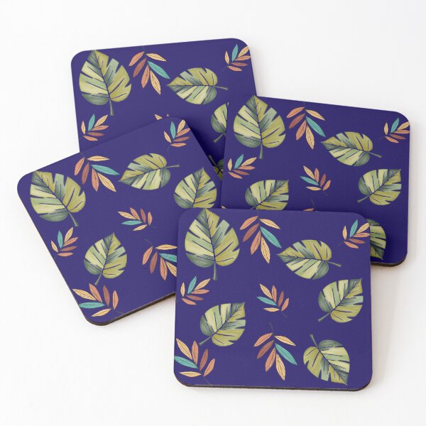 Item preview, Botanical leaf pattern in green and brown designed and sold by Shoot-The-Moon.