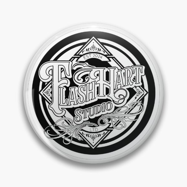 Item preview, Flash Hart Tattoo Studio Logo Circle  designed and sold by katbentley.