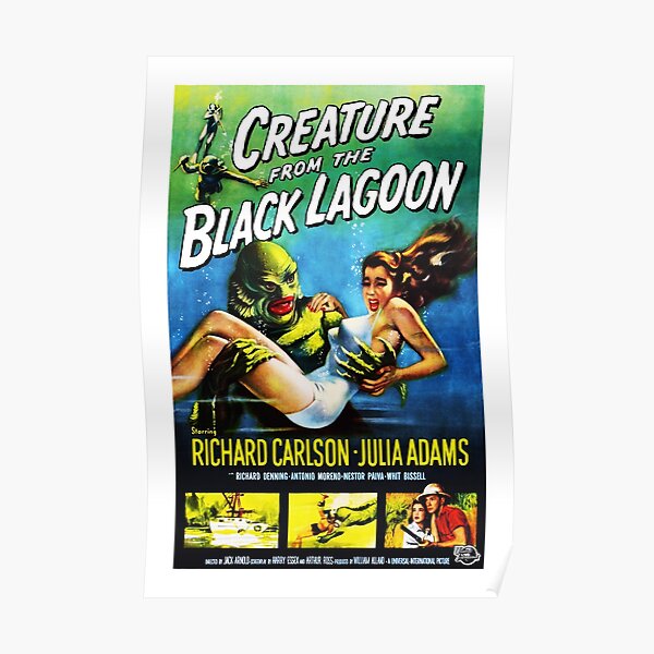 Creature from the Black Lagoon (1954) Remastered USA Poster Poster