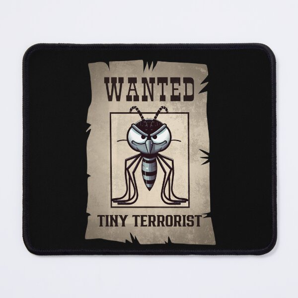 Item preview, Wanted: The Tiny Terrorist Mosquito designed and sold by NiRia Spot.
