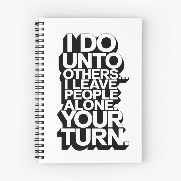 Item preview, Follow the Golden Rule - Do Unto Others - Leave Me Alone designed and sold by AkomaGifts.