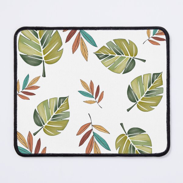 Item preview, Botanical leaf pattern in green and brown designed and sold by Shoot-The-Moon.