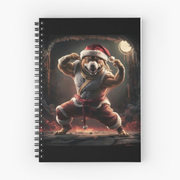 Artikelvorschau, Shiba Inu Christmas Martial Arts Warrior entworfen und verkauft von FunnyBums.