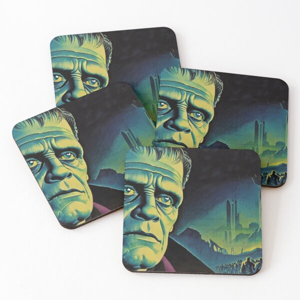 Item preview, Frankenstein Poster artwork designed and sold by Vintage Designs +.