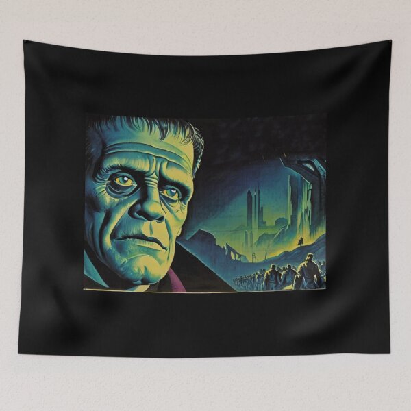 Item preview, Frankenstein Poster artwork designed and sold by Vintage Designs +.