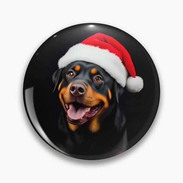 Artikelvorschau, Frohe Weihnachten Rottweiler mit Weihnachtsmütze entworfen und verkauft von Kaleddis.