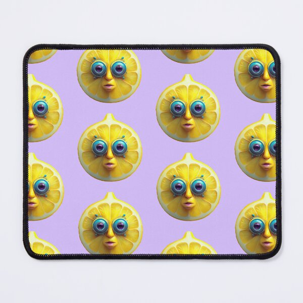 Item preview, Lemon Face | Fruits Patterns | Fruit Creatures Collection designed and sold by monkeybusiness.pt.