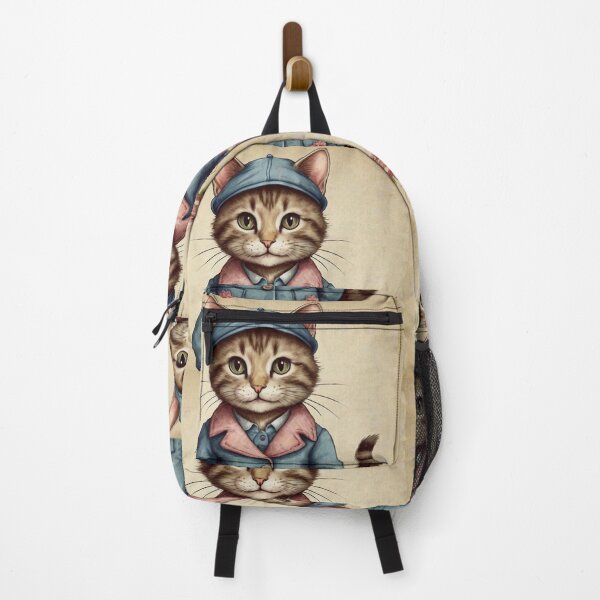 Item preview,  Beatrix Potter Style cute Mr Kitten Cat on the farm vintage illustration art designed and sold by Vintage Designs +.