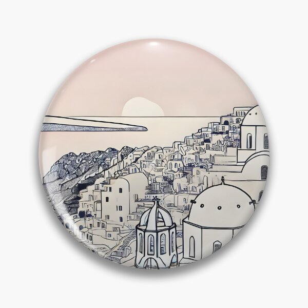 Item preview, Lost in the Beauty of Santorini designed and sold by unrealartwork.