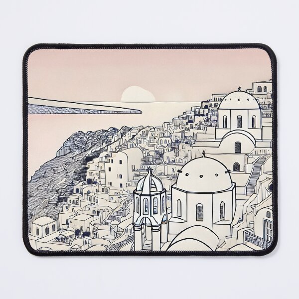 Item preview, Lost in the Beauty of Santorini designed and sold by unrealartwork.