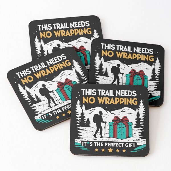 Item preview, This Trail Needs No Wrapping - Hiking Christmas designed and sold by tmerchtrends.