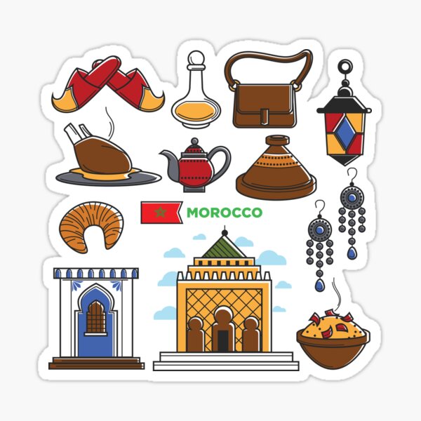 Item preview, moroccan symbols designed and sold by skalihm.
