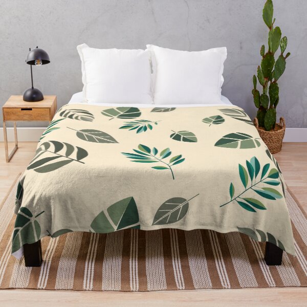 Item preview, Botanics, repeat leaf pattern designed and sold by Shoot-The-Moon.