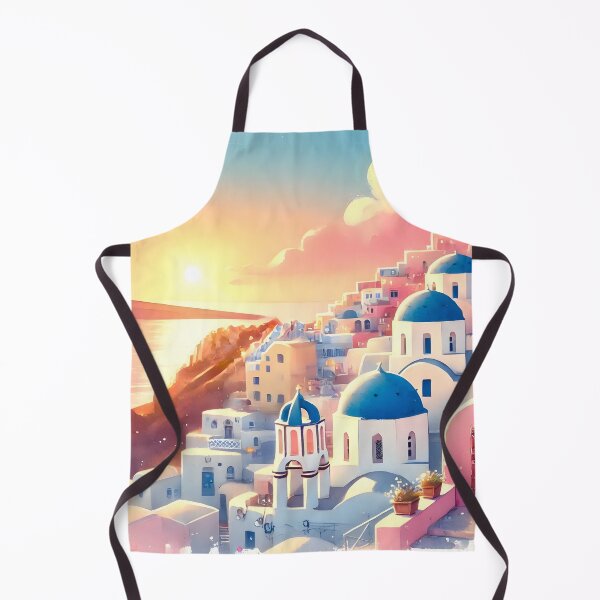 Item preview, Santorini Glowing in Shades of Pink designed and sold by unrealartwork.