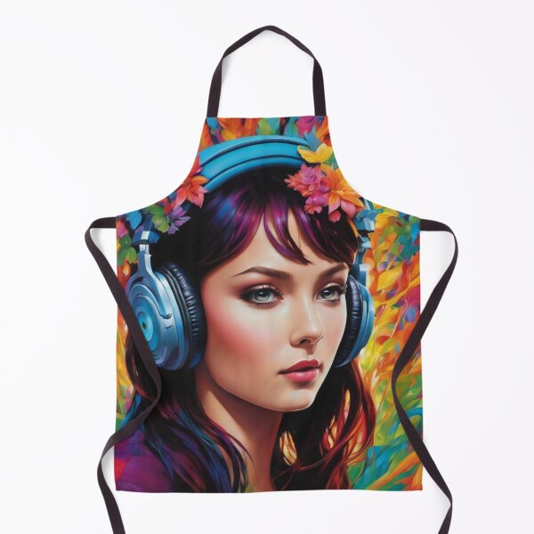 Item preview, Beautiful Girl with Headset designed and sold by CodingBee33.