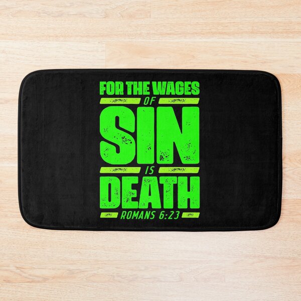 Item preview, Romans 6:23 For The Wages Of Sin Is Death designed and sold by plushism.