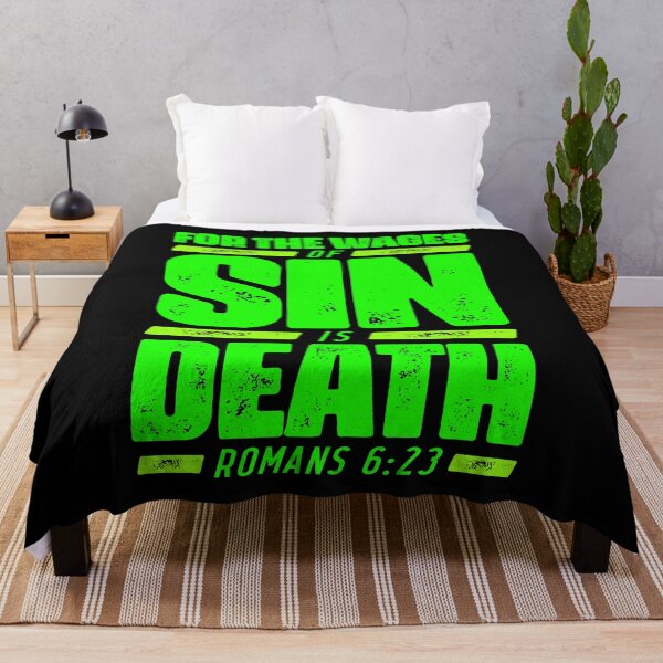 Item preview, Romans 6:23 For The Wages Of Sin Is Death designed and sold by plushism.