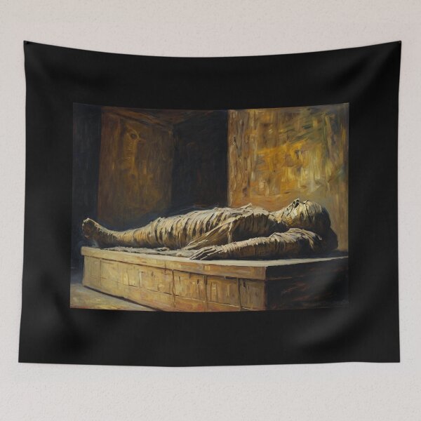 Item preview, curse of the mummy's tomb painting designed and sold by Vintage Designs +.