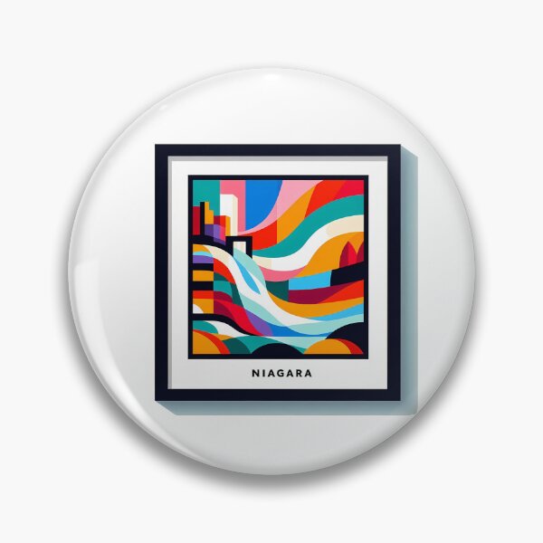 Item preview, Niagara – Contemporary Minimalist Cubic Art Design designed and sold by OzzFrequency.