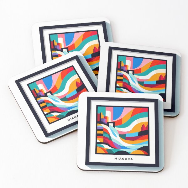 Item preview, Niagara – Contemporary Minimalist Cubic Art Design designed and sold by OzzFrequency.
