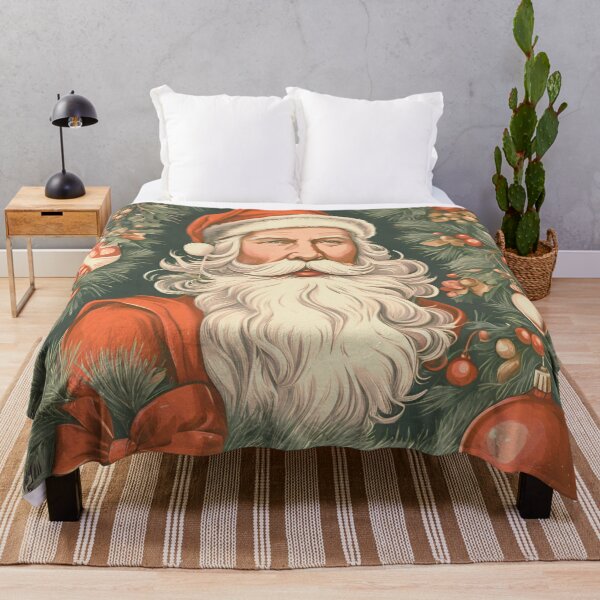 Item preview, Vintage Christmas Old style Santa Portrait designed and sold by All-About-Life.