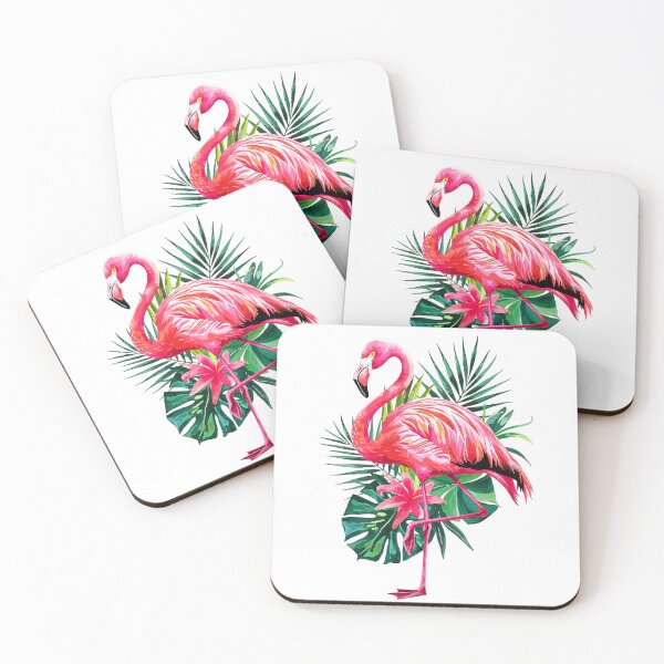 Aperçu de l'œuvre Art vibrant de flamant rose tropical créée et vendue par ZetaDream.