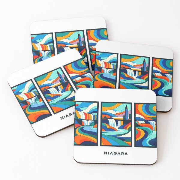 Item preview, Niagara – Contemporary Minimalist Cubic Art Design designed and sold by OzzFrequency.