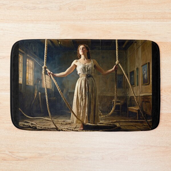 Item preview, Ropes of Human Bondage vintage painting art designed and sold by Vintage Designs +.