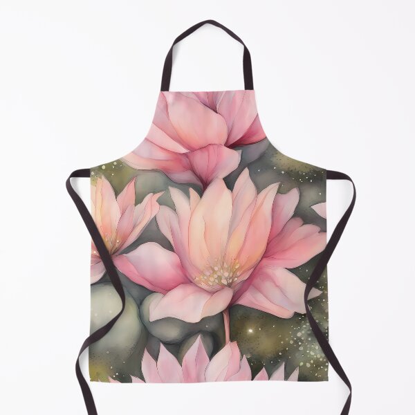 Item preview, Pink Waterlilies with Pond Leaves designed and sold by CalmnessbyChoice.