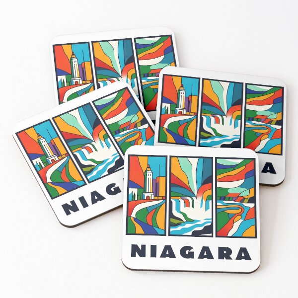 Item preview, Niagara – Contemporary Minimalist Cubic Art Design designed and sold by OzzFrequency.