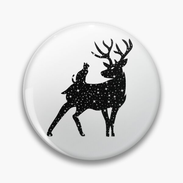 Item preview, stag cat stars constellation leo regulus jegulus  designed and sold by cici-at-theatre.
