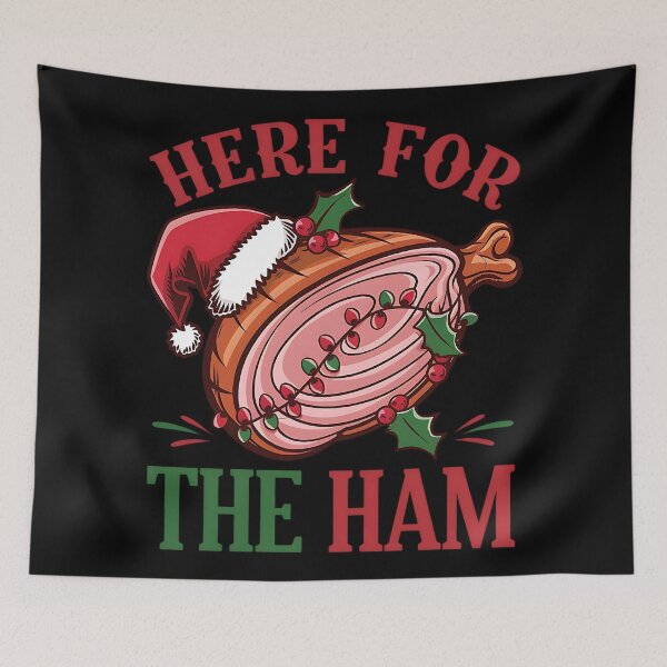 Aperçu de l'œuvre Ici pour le jambon Jambon de Noël créée et vendue par DomTeesHaven.