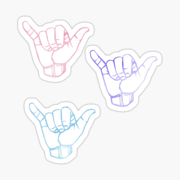 Shaka Sticker