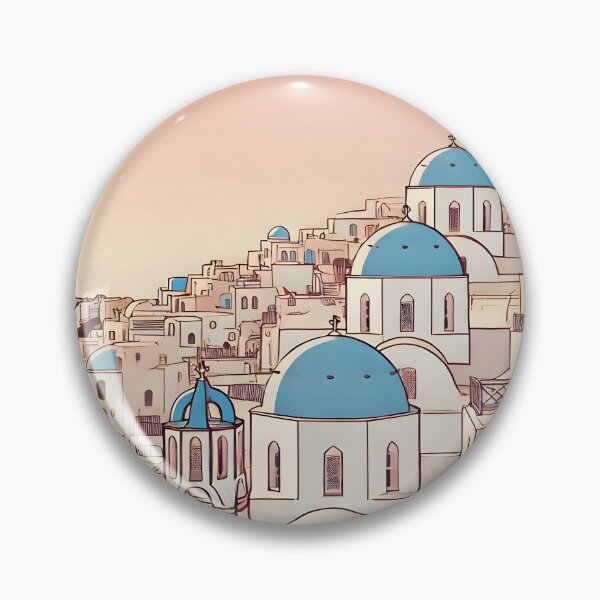 Item preview, Santorini Blushing in Shades of Pink designed and sold by unrealartwork.