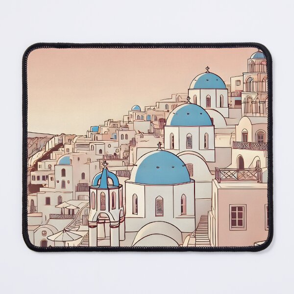 Item preview, Santorini Blushing in Shades of Pink designed and sold by unrealartwork.