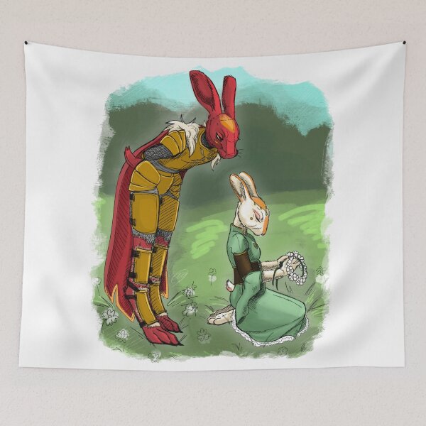 Item preview, Miss Rabbit & The Hare as anthropomorphic characters designed and sold by RroseeArrt.