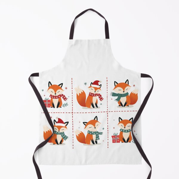 Item preview, Christmas Foxes Chequerboard designed and sold by Foxx-One.