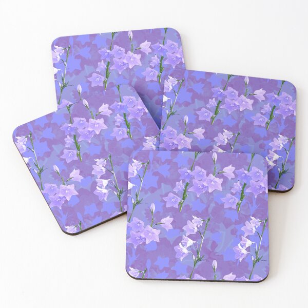 Item preview, Sunlit Balloon Flower Stems Half Drop Lavender 8666c3 designed and sold by Art in My Loft.