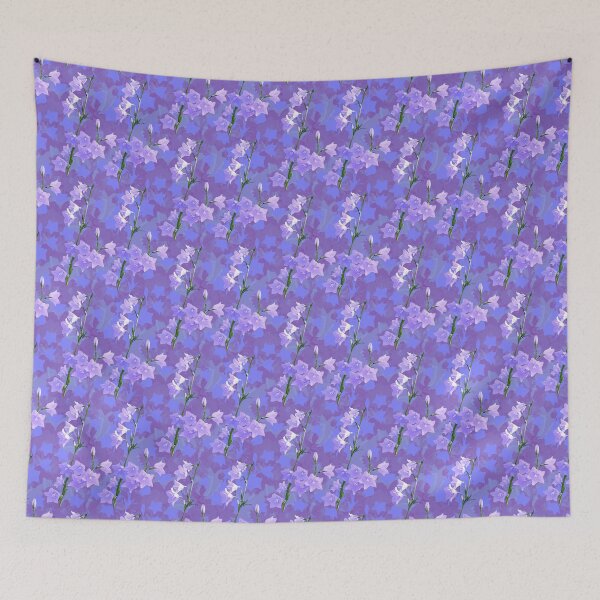 Item preview, Sunlit Balloon Flower Stems Half Drop Lavender 8666c3 designed and sold by Art in My Loft.