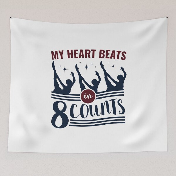 Item preview, Synchronized Artistic Swimming My Heart Beats in 8 Counts designed and sold by jaygo.