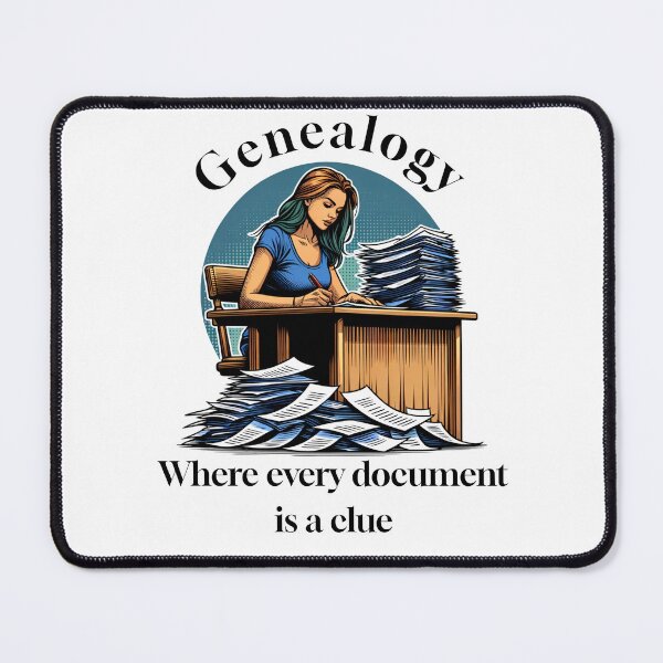 Item preview, Genealogy Where every document is a clue designed and sold by absurditeestore.