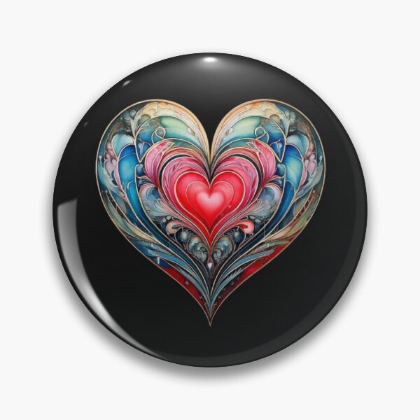Item preview, Art deco style heart. designed and sold by Trianglegreen.