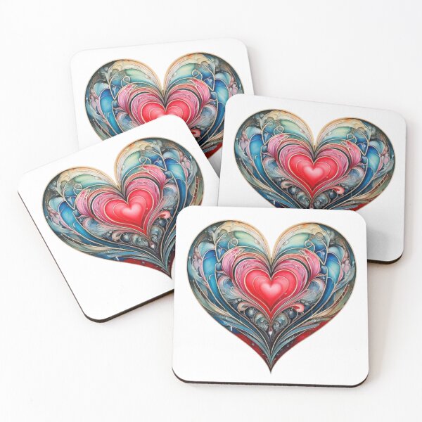 Item preview, Art deco style heart. designed and sold by Trianglegreen.