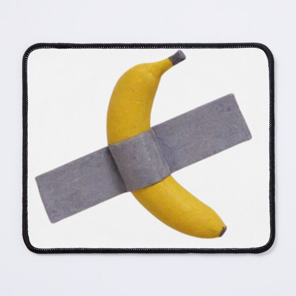 Item preview, banana duct taped to wall banana art funny designed and sold by Alyn8.