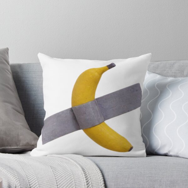 Item preview, banana duct taped to wall banana art funny designed and sold by Alyn8.