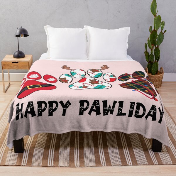 Item preview, Happy Pawliday designed and sold by NettiesWallArt.